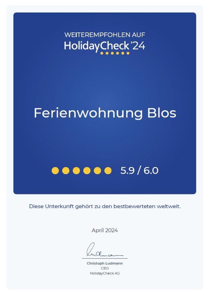 Ferienwohnungen Blos 格拉绍 外观 照片